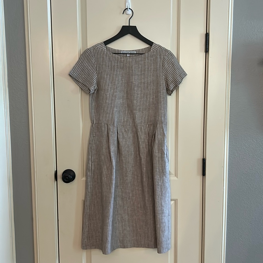 The Main Street Exchange striped midi dress